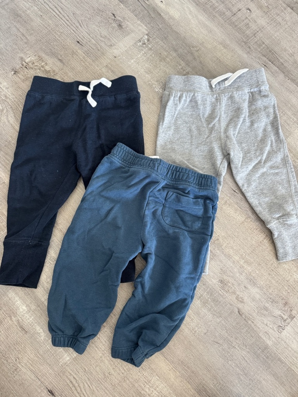 Joe Fresh 3-Pack Kids Joggers in Navy, Blue & Gray